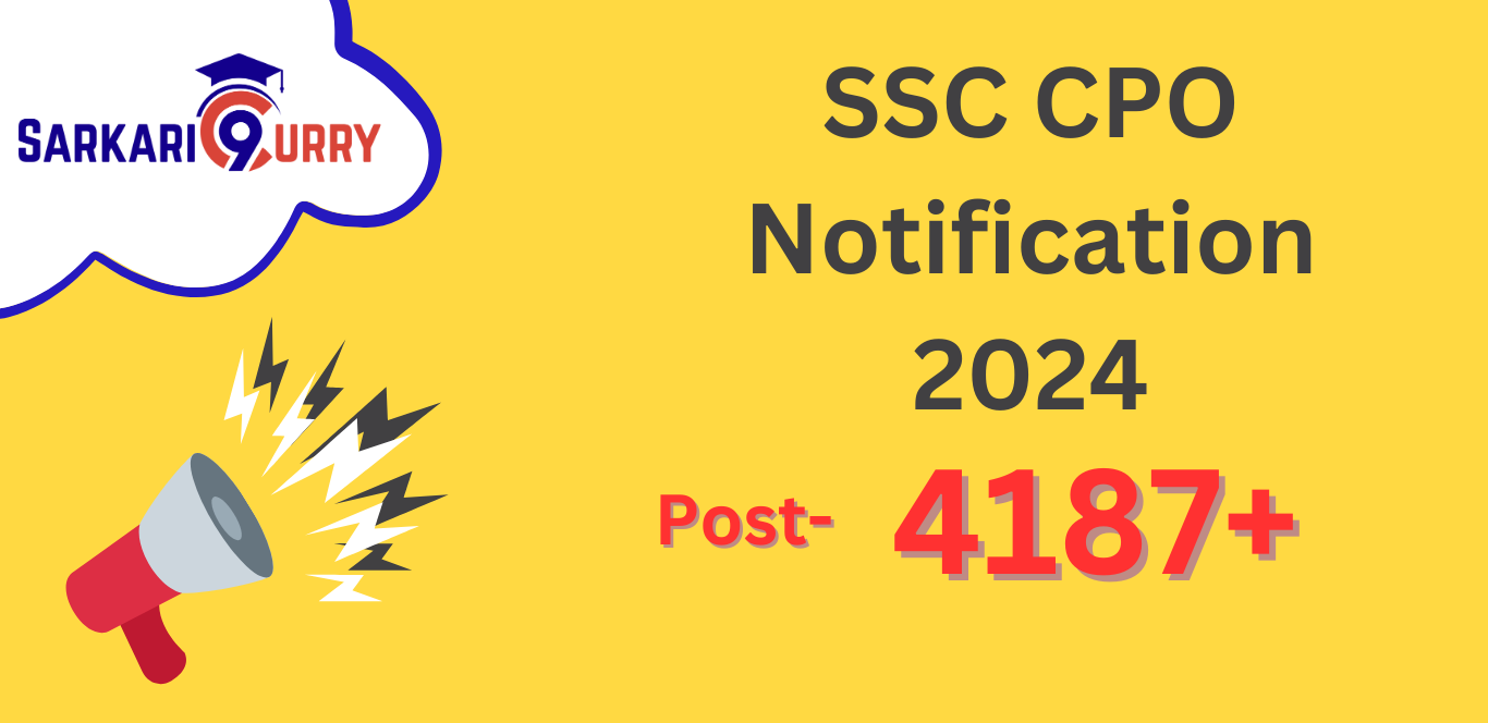 SSC CPO Notification 2024